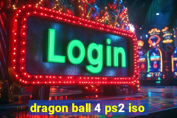 dragon ball 4 ps2 iso